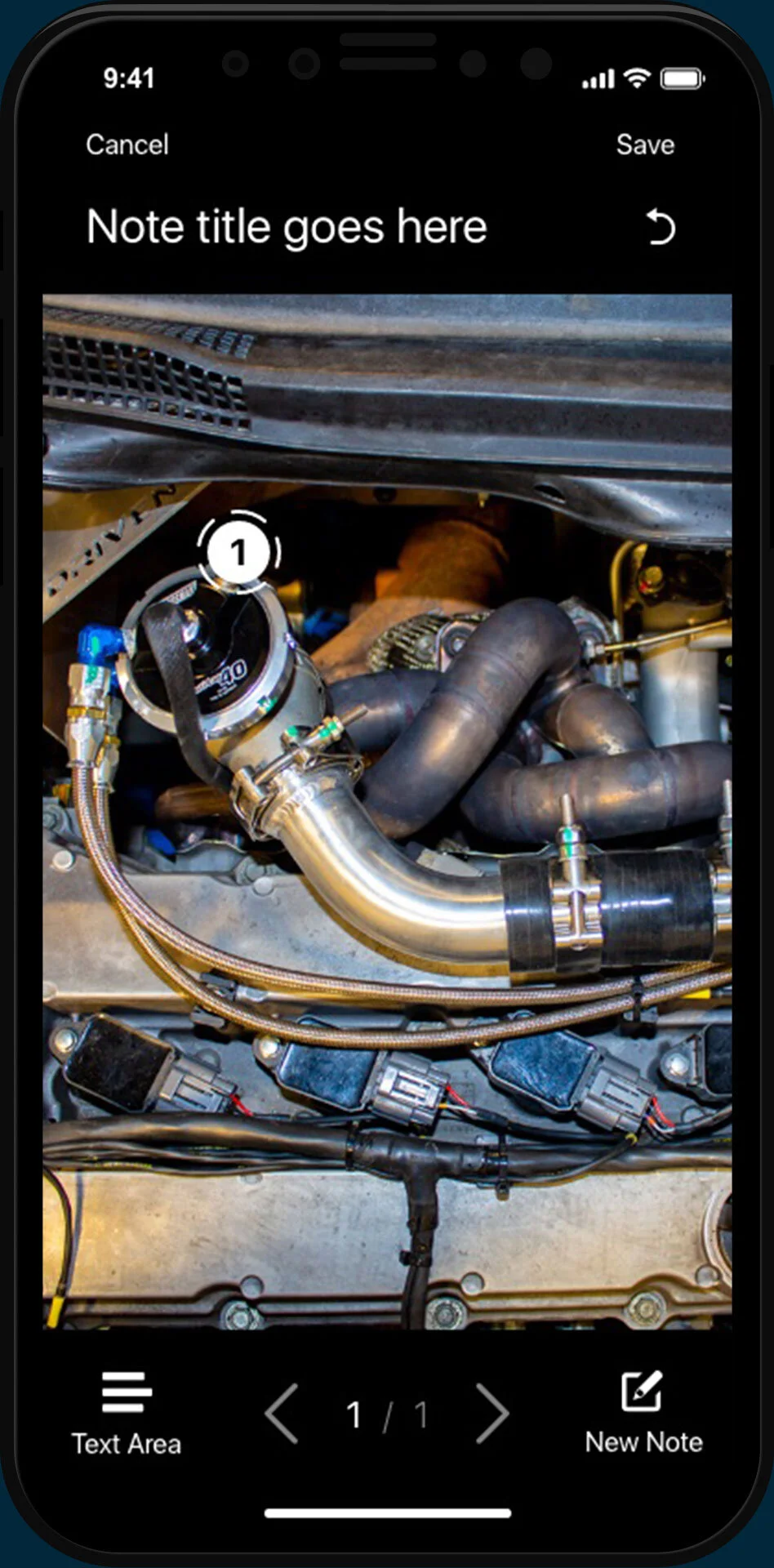 1c: Add note as ‘hotspot’ to image