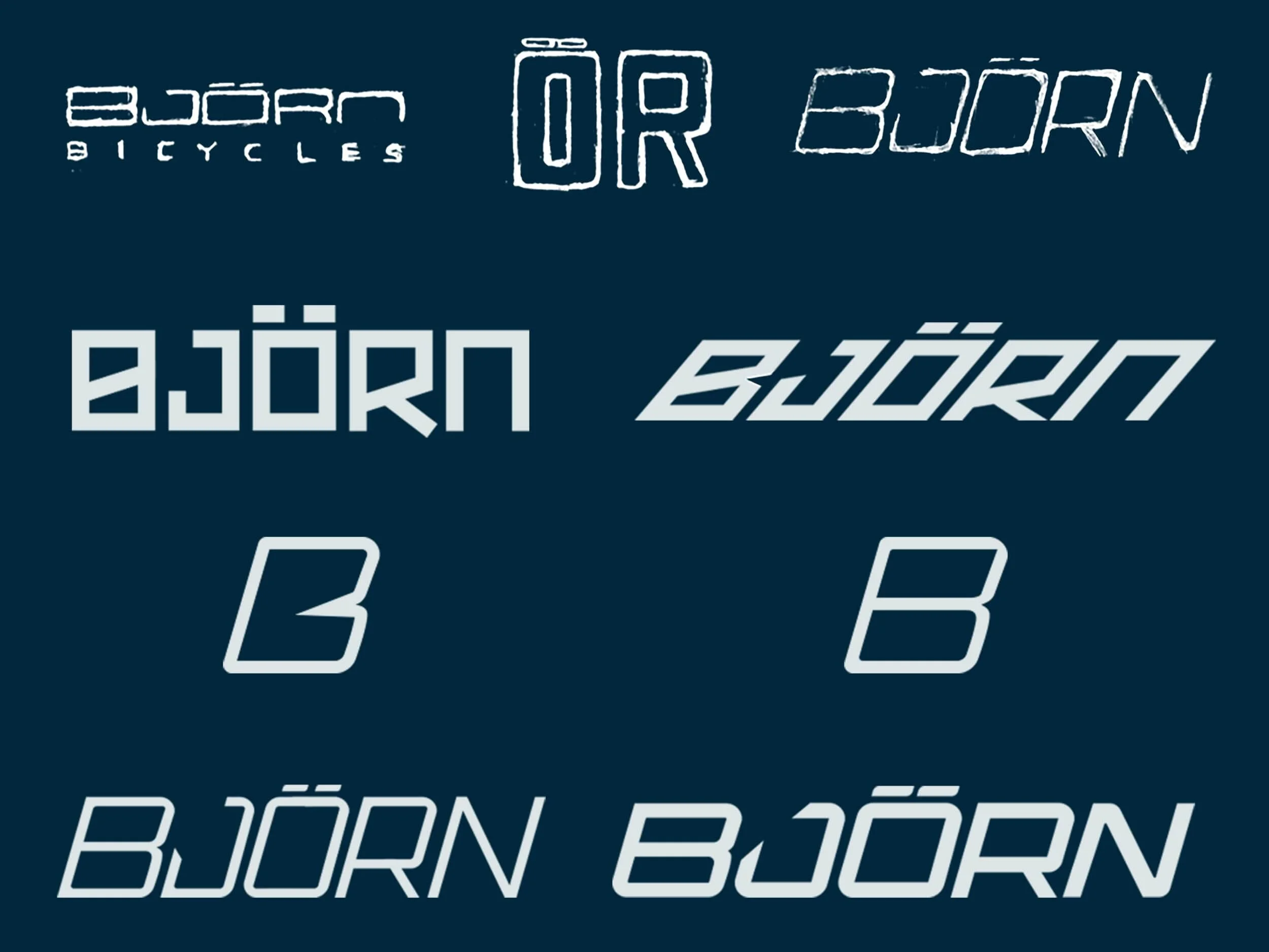 Low Fidelity Sketches of the Visual Identity