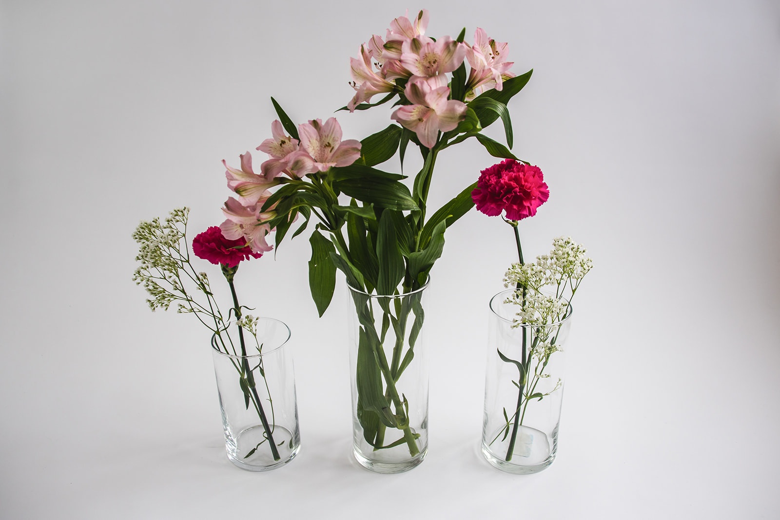 Clear Vases (6" - 7.5" - 9")