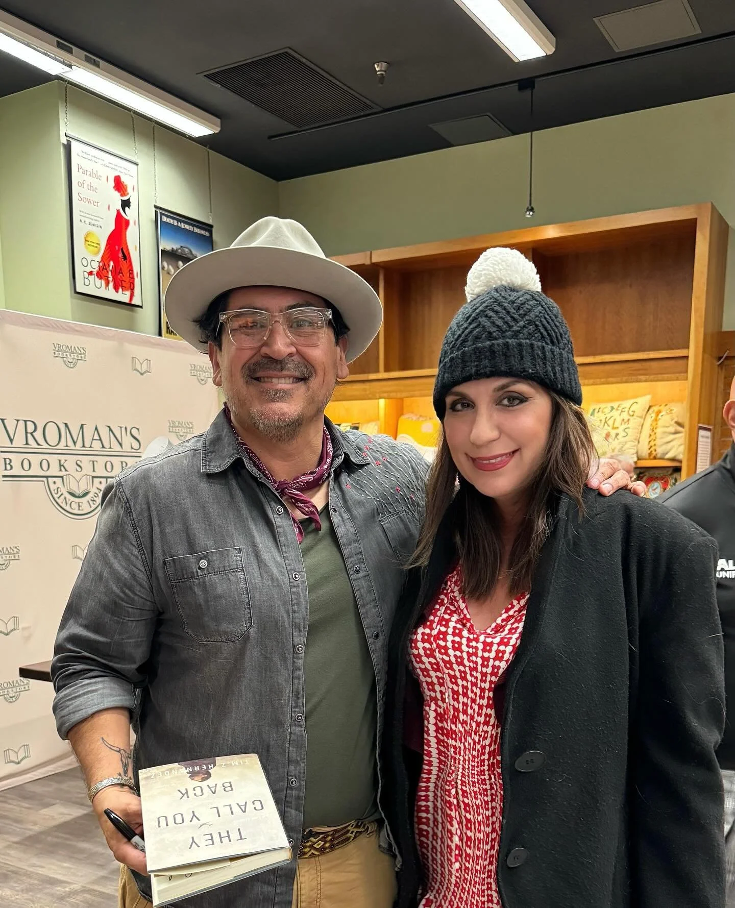 3/6/25 I had the honor of meeting @t.z.hernandez @vromansbookstore who was reading excerpts of his book “They Call You Back”. How important it is to write and support our stories.  Here’s the link to purchase his wonderful story htt