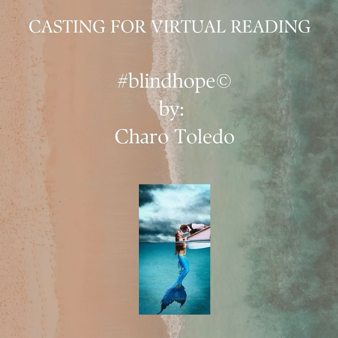 🎬 CASTING CALL &ndash; Virtual Table Read 🎭
#BlindHope by Charo Toledo
A romantic musical drama about love, trauma, and second chances.

We&rsquo;re casting a diverse ensemble of bilingual and English-speaking performers for a live Zoom table read 