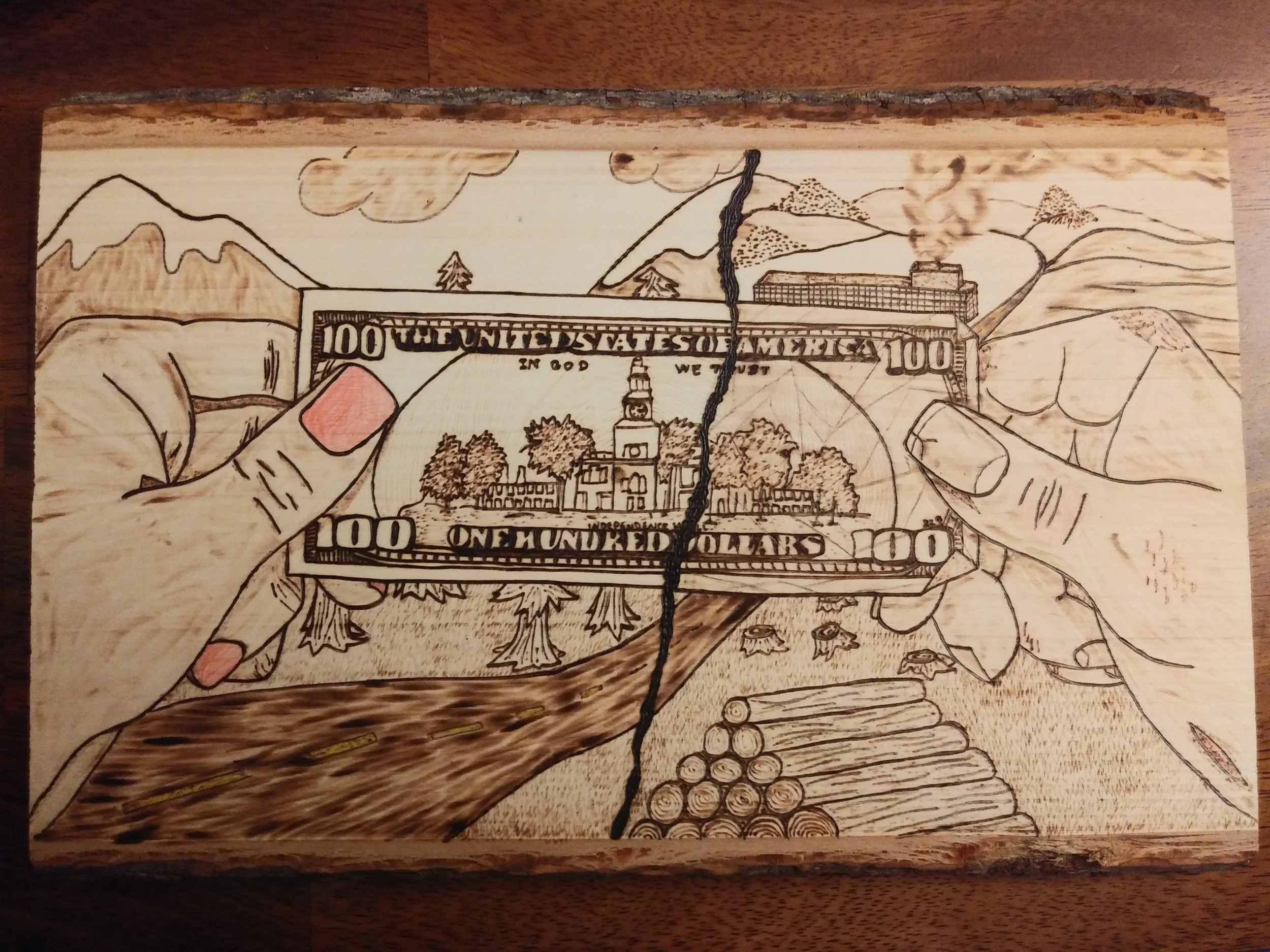 Tabitha, WoodBurned and Wired