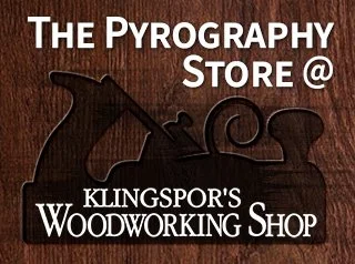 The Pyrography Store @ Klingspor's Woodworking Shop