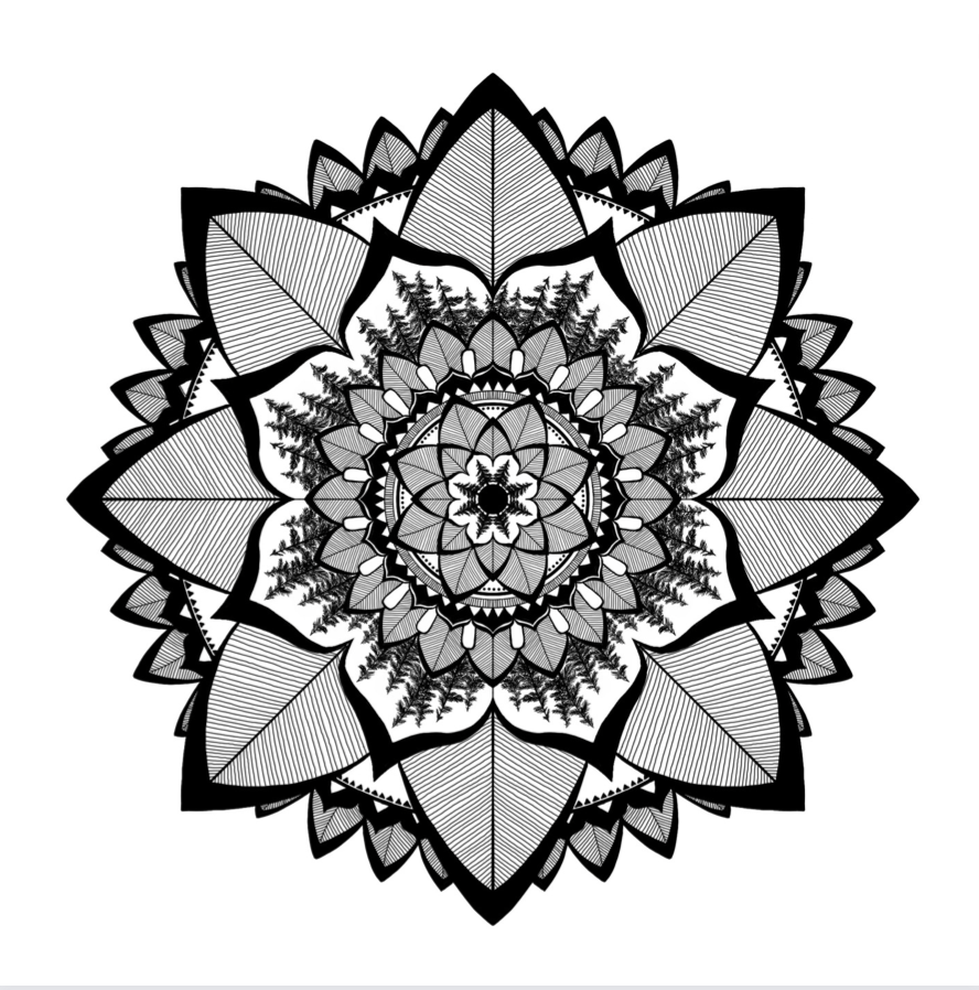 Into The Forest Radial Symmetry Template
