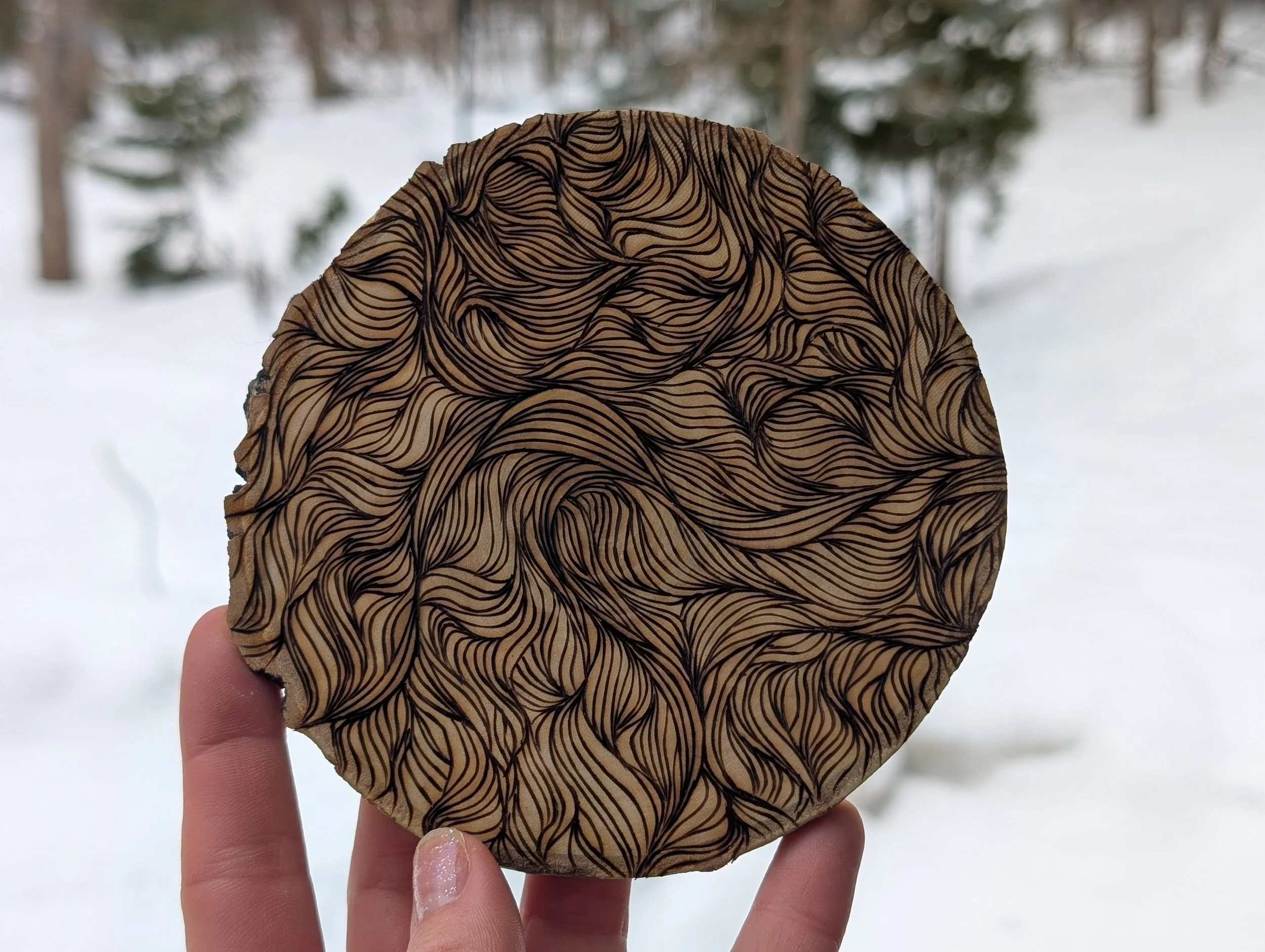pyrography-on-aspen