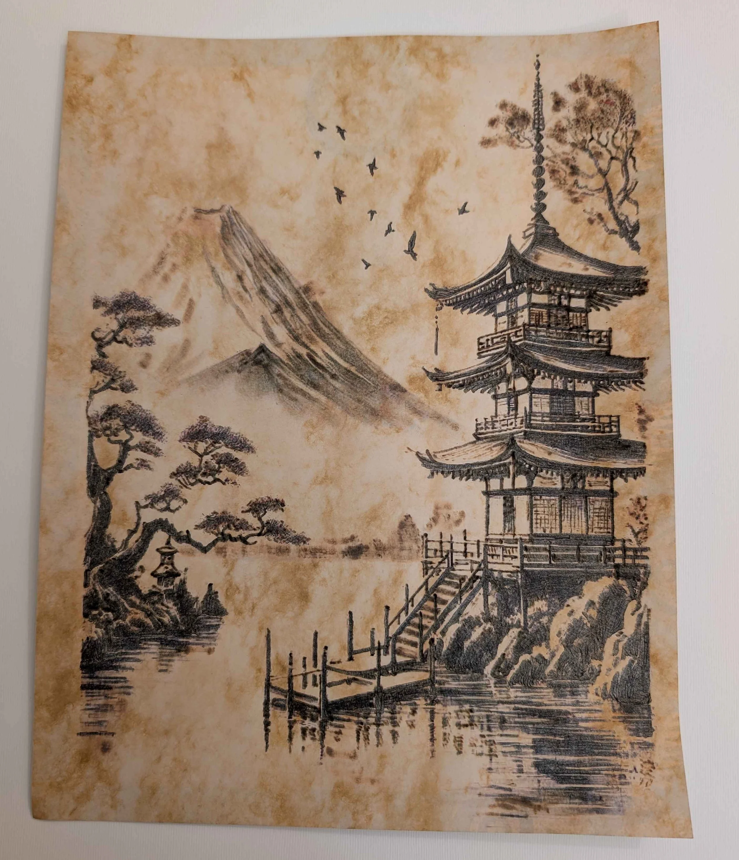 pyrography-on-paper