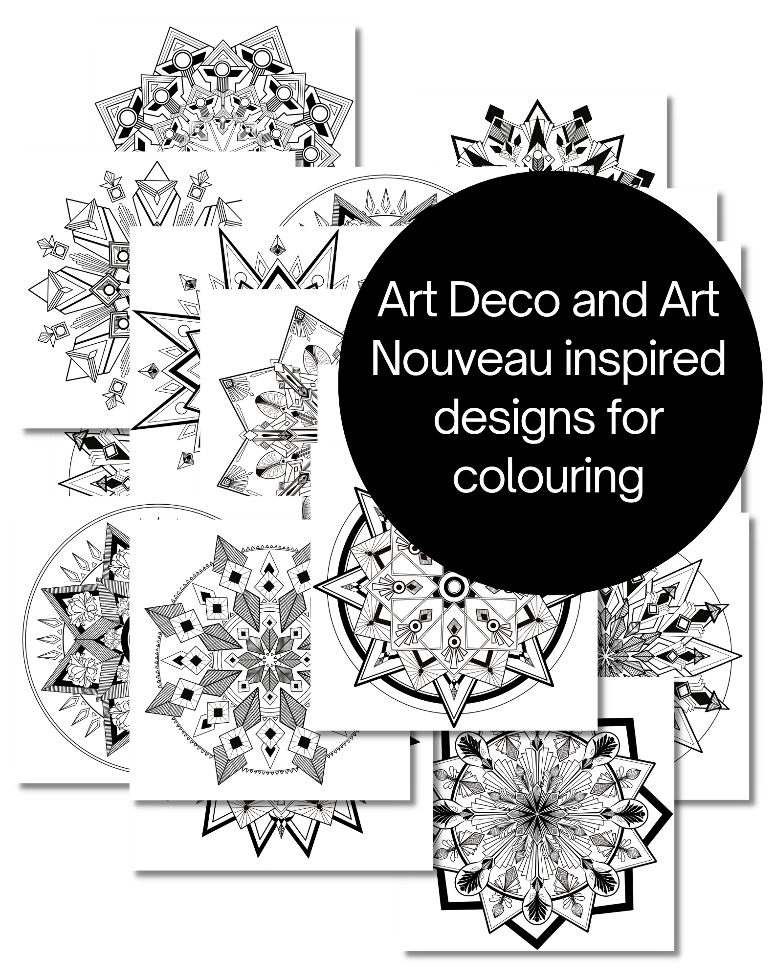 Community Book of Templates Mandala Inspired — Wood Burn Corner