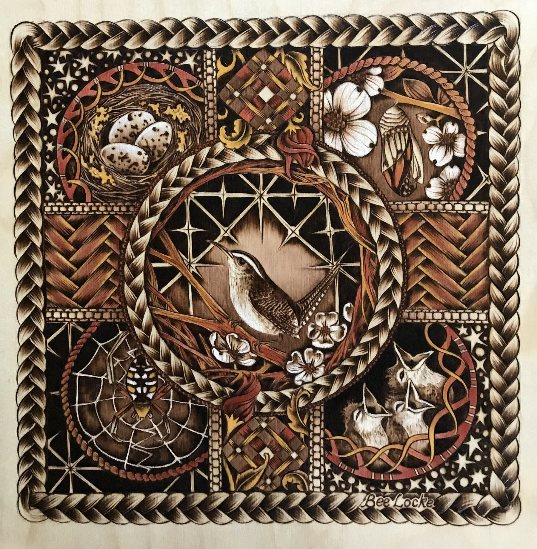 Beesymmetry — Wood Burn Corner