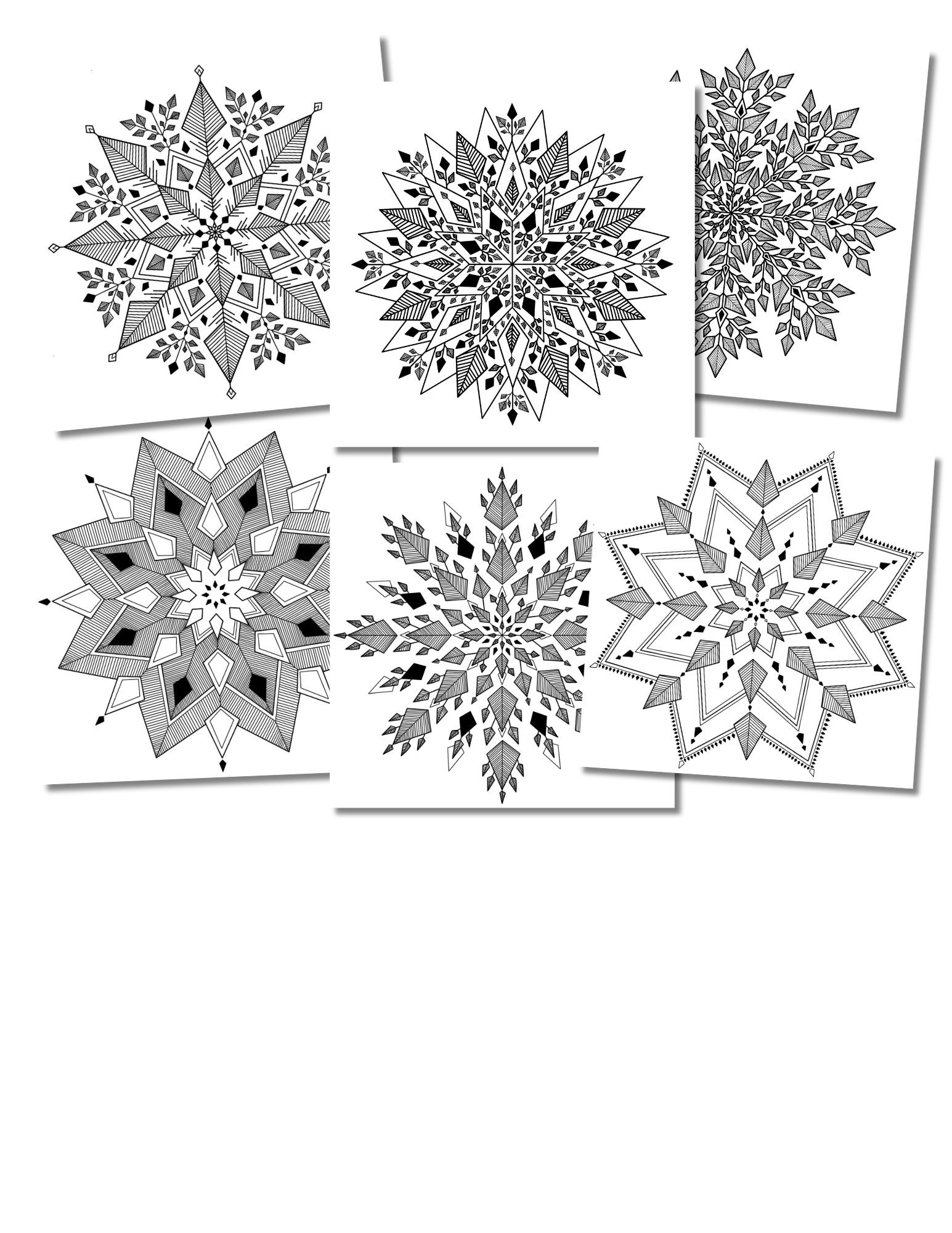 Snowflake Bundled Templates (Royalty Free)