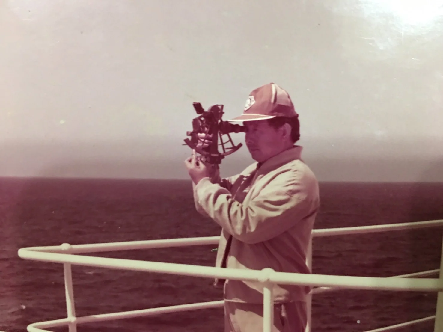 The stopwatch is the tool that my grandpa used, along with a sextant, for navigating on the battleship.