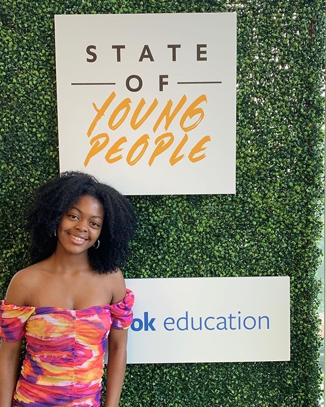 excited to be @facebook representing P2P 🧡 #stateofyoungpeople