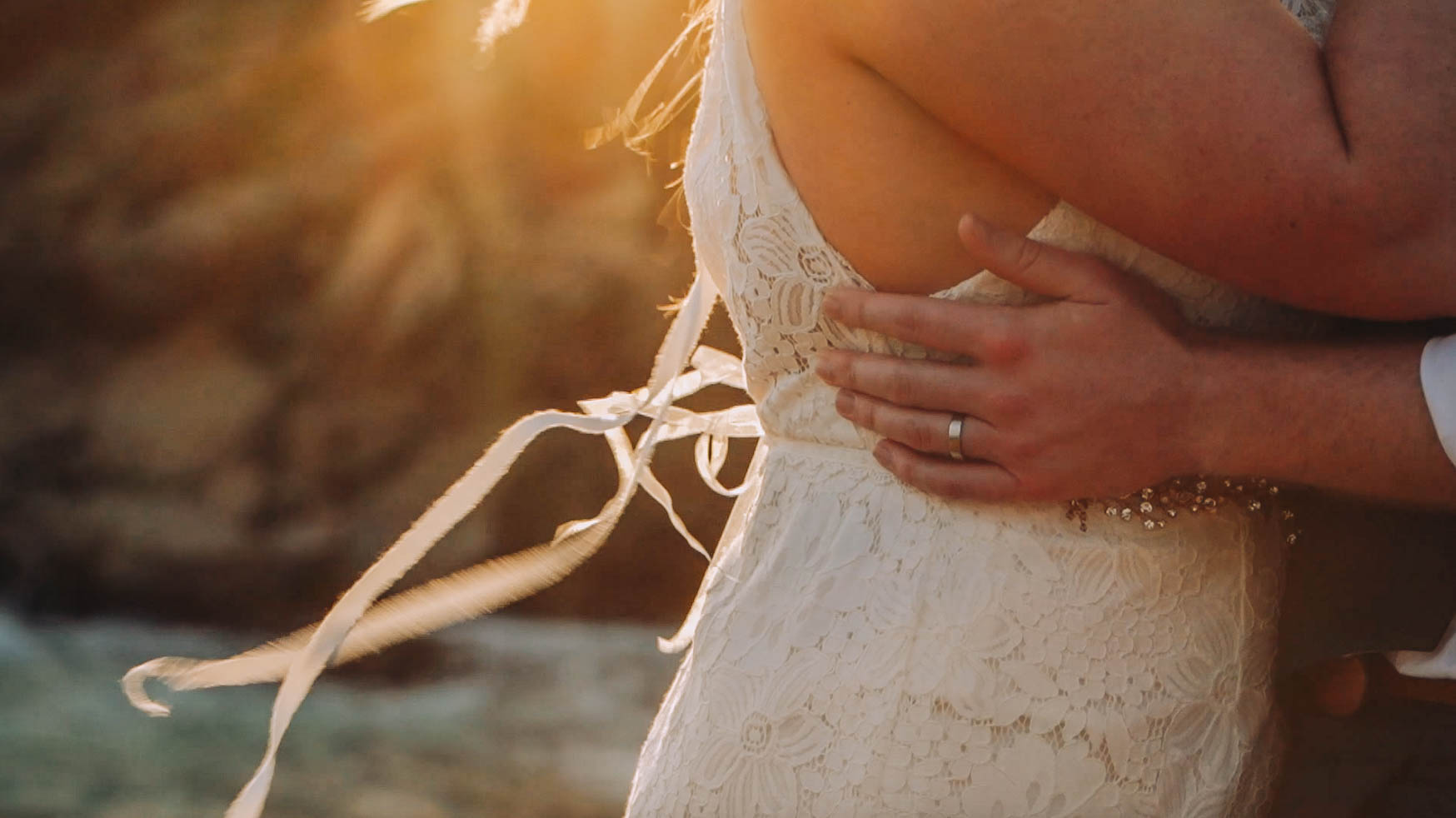 Boho Beach Wedding Dress, Hawaii