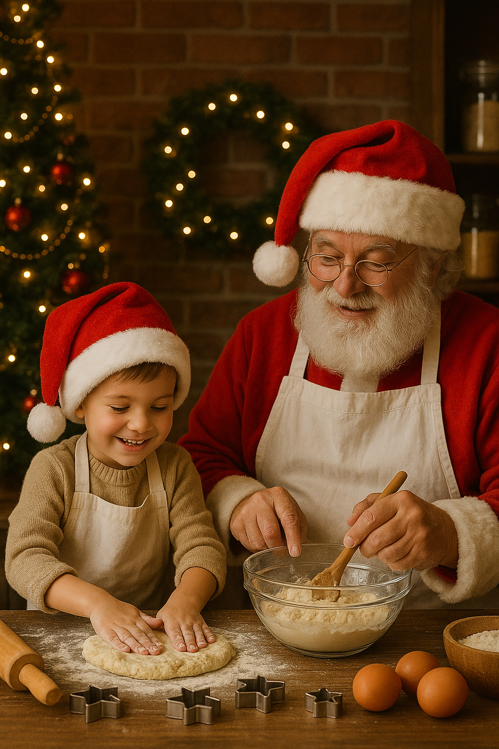 Christmas Minis Photoshoot - Baking with Santa
