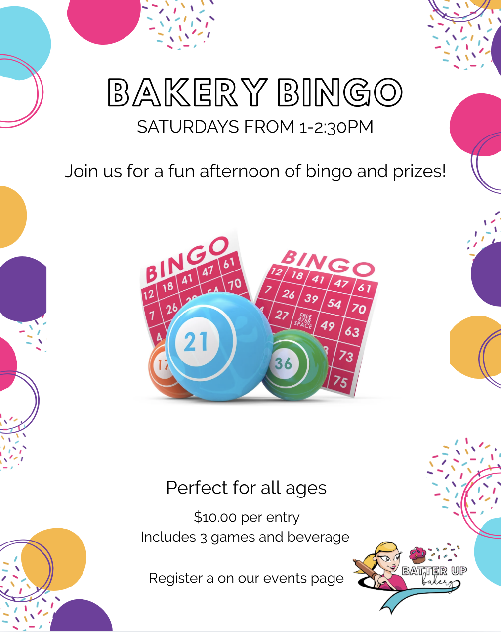 Batter Up Bingo