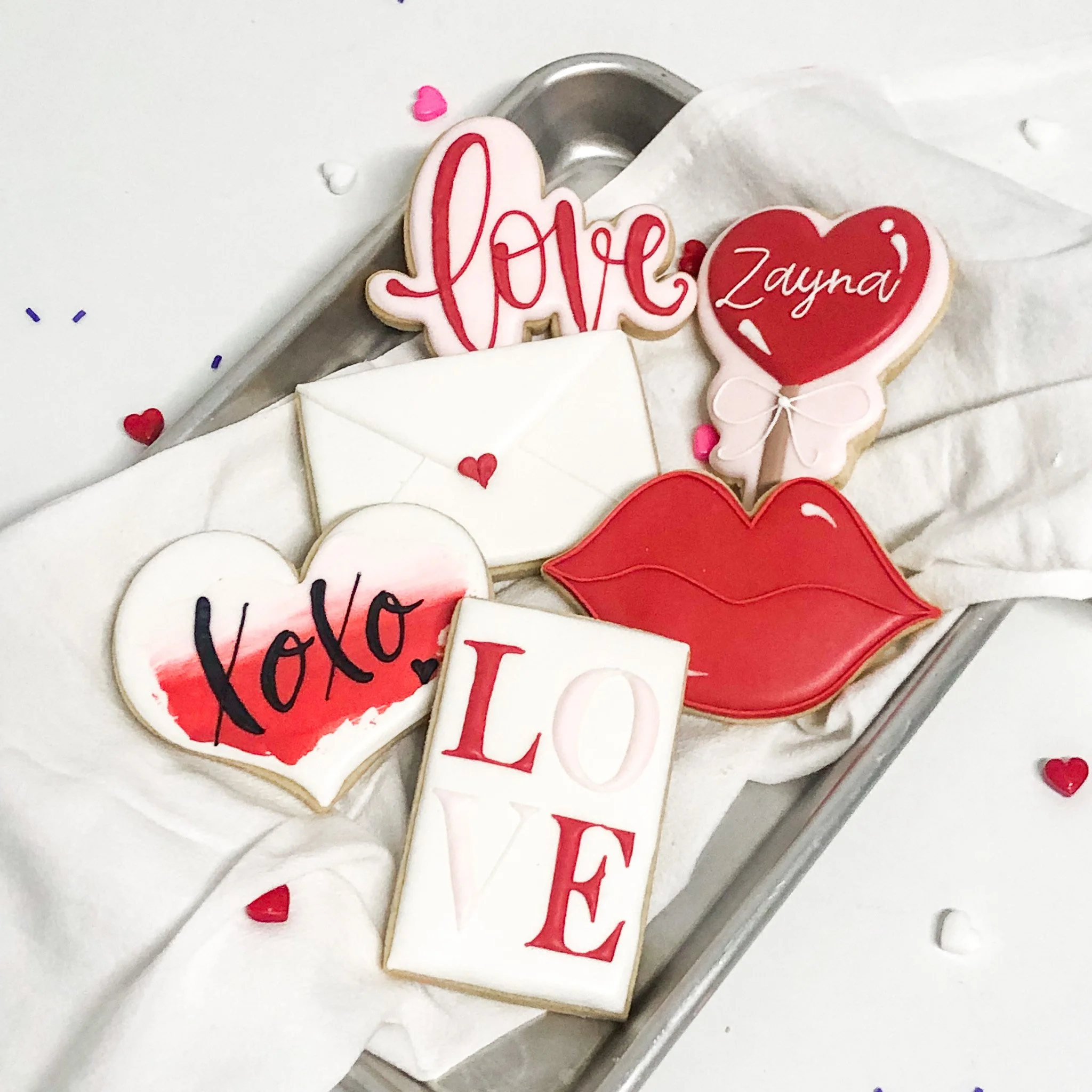 Valentine 6 Pack Reds Personalized