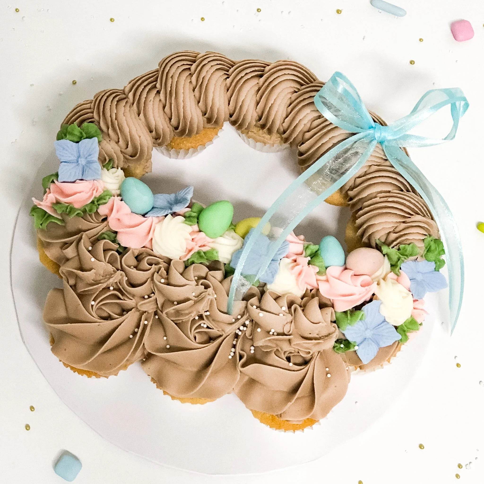 Easter Mini Cupcake Basket