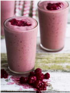 Avocado and Raspberry Smoothie