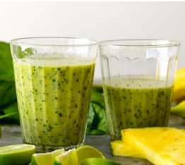 Lime Coconut Banana Smoothie