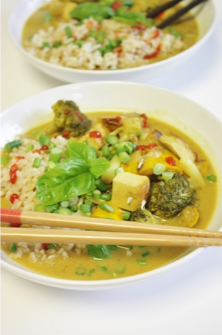 Tofu and Grilled Vege Tofu