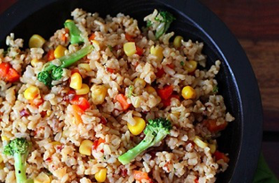 Stir Fry Veges and Brown Rice