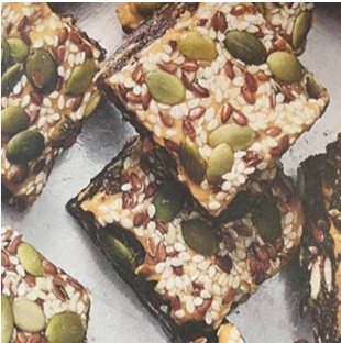 Peanut Butter and Seed Slice