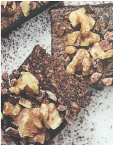 Crunchy Walnut Slice