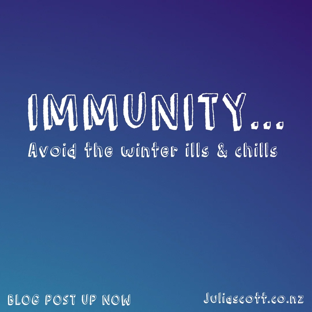 Avoid the winter ills and chills