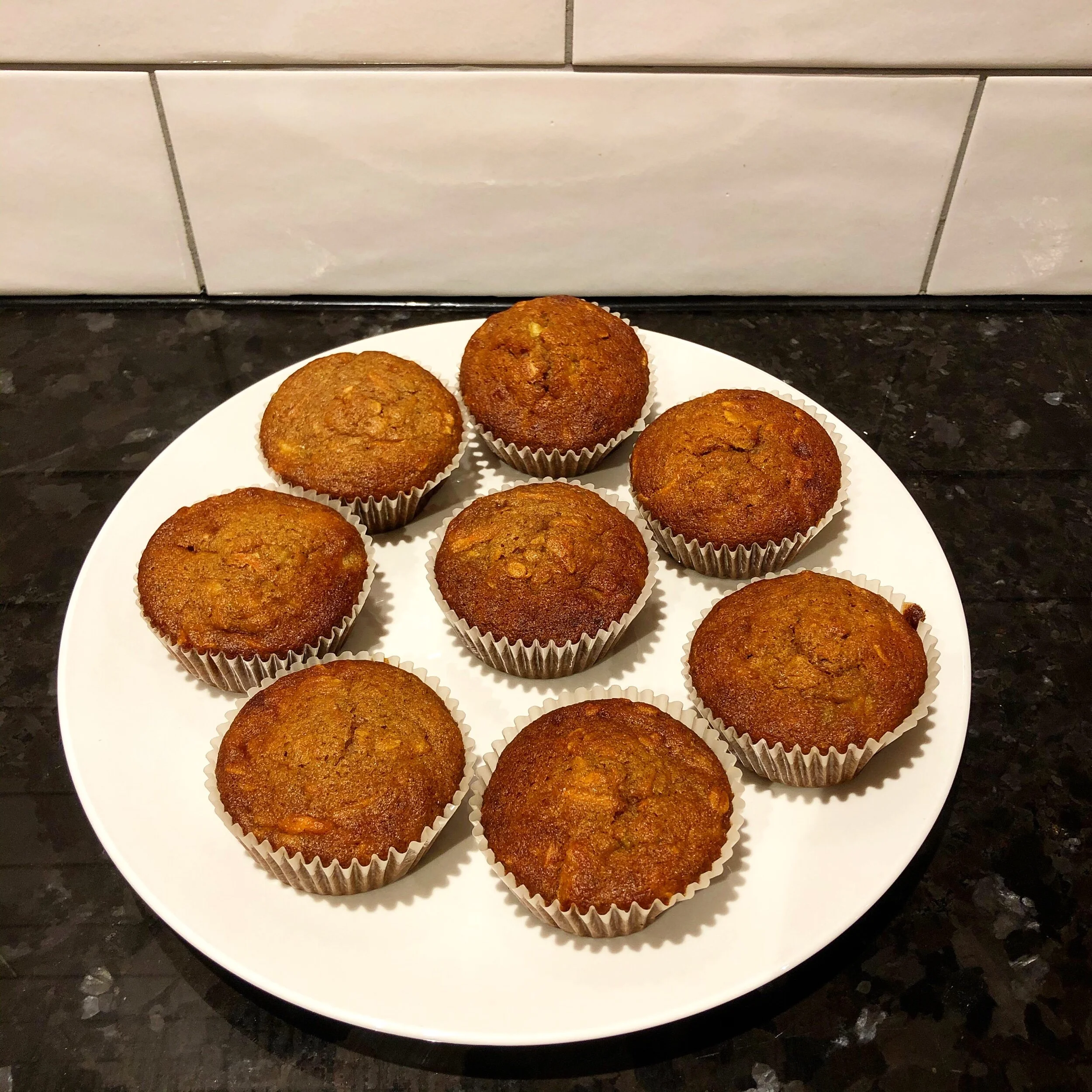 Banana, Carrot and Oat Muffins