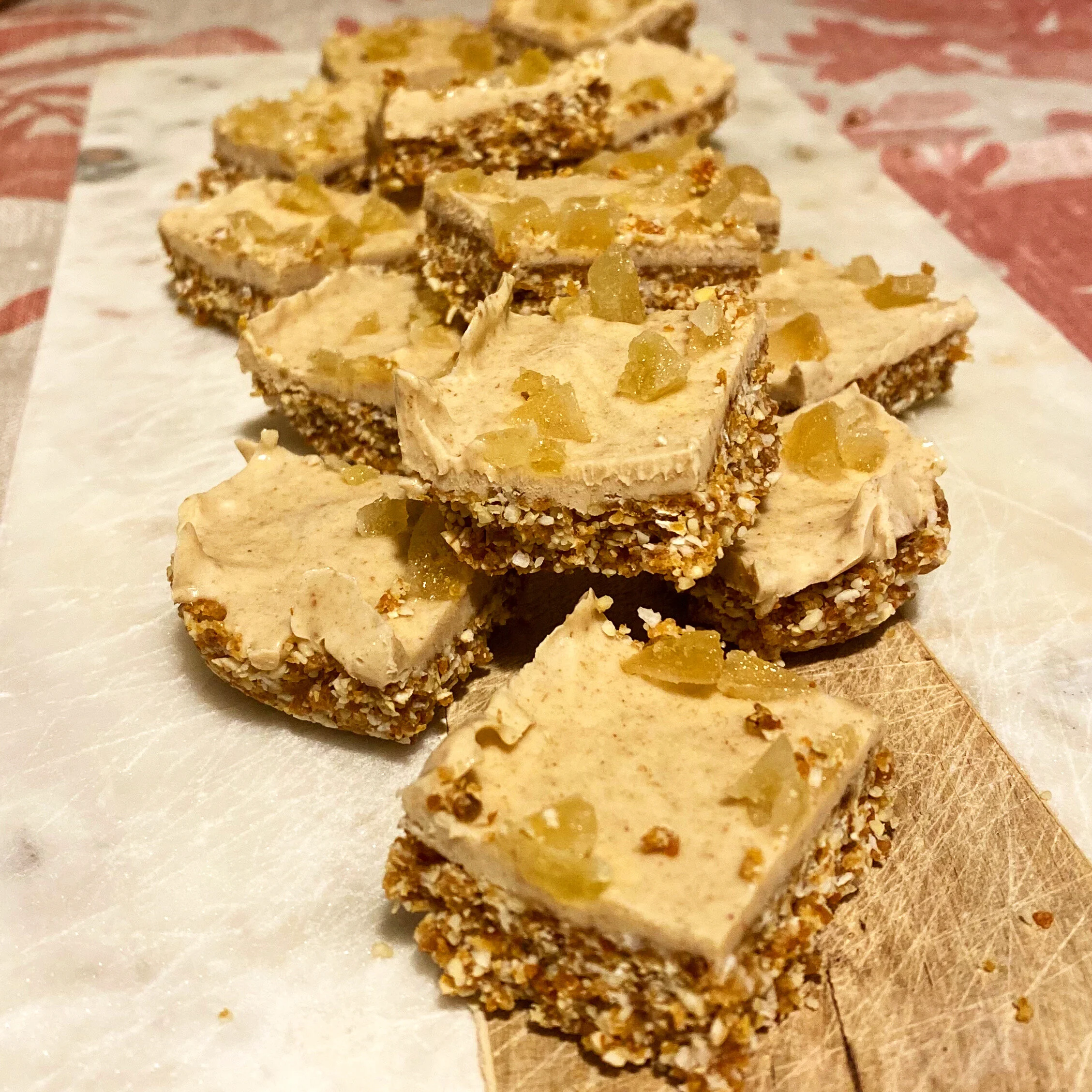 Healthier Ginger Slice