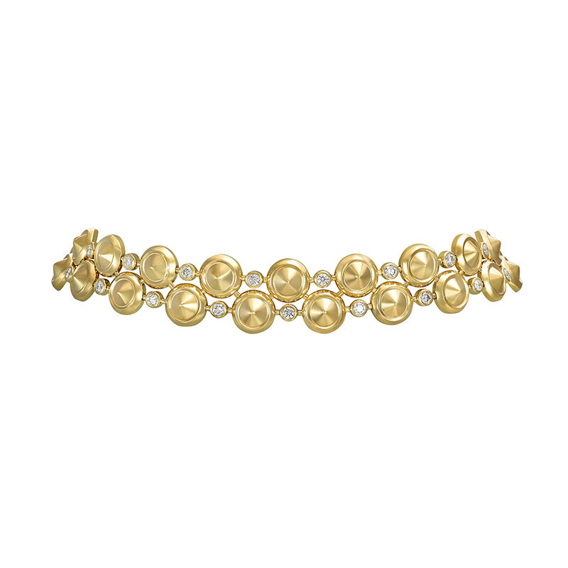 SAHARA DOUBLE LAYER CHOKER NECKLACE 
