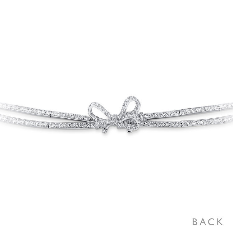 LYLA'S BOW - High Jewellery Aquamarine Necklace — VANLELES