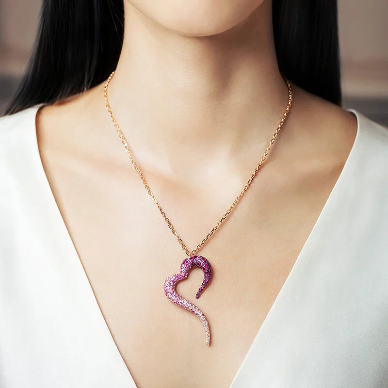 Sapphire and Ruby Necklace — Vanleles