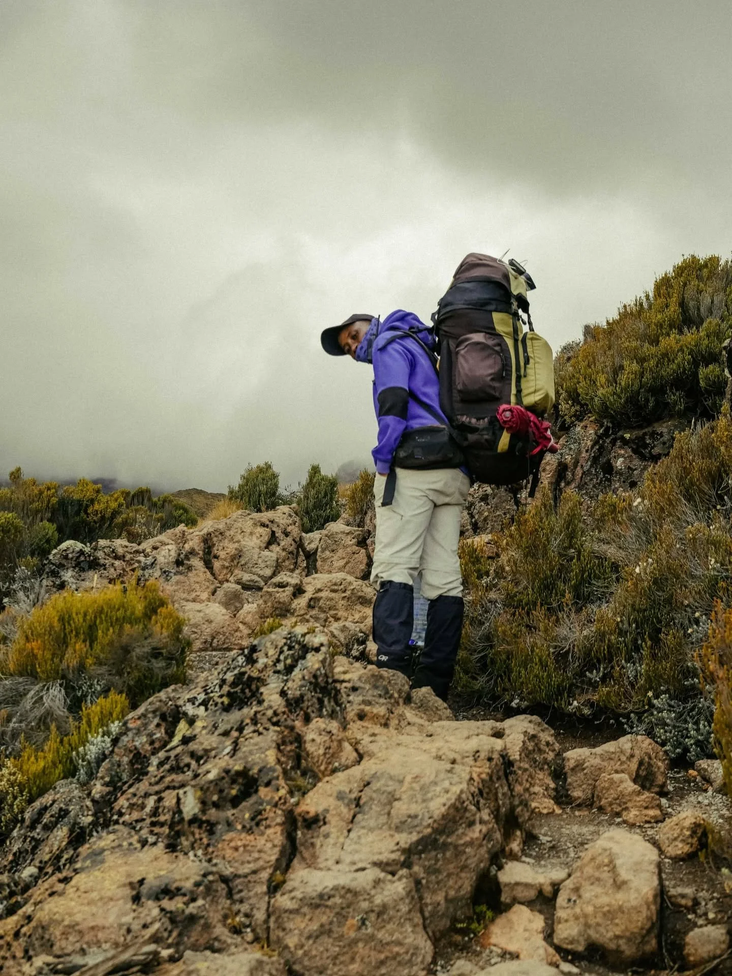 &ldquo;pole pole&rdquo;&nbsp; (pronounced polay polay).slowly, slowly&hellip; but not this time. ⛰️ 

travel chaos cost us a day, so plans shifted: up Mount Kenya fast to keep our 9-day kenya itinerary 🇰🇪
but paul, our guide, kept it steady - no sh