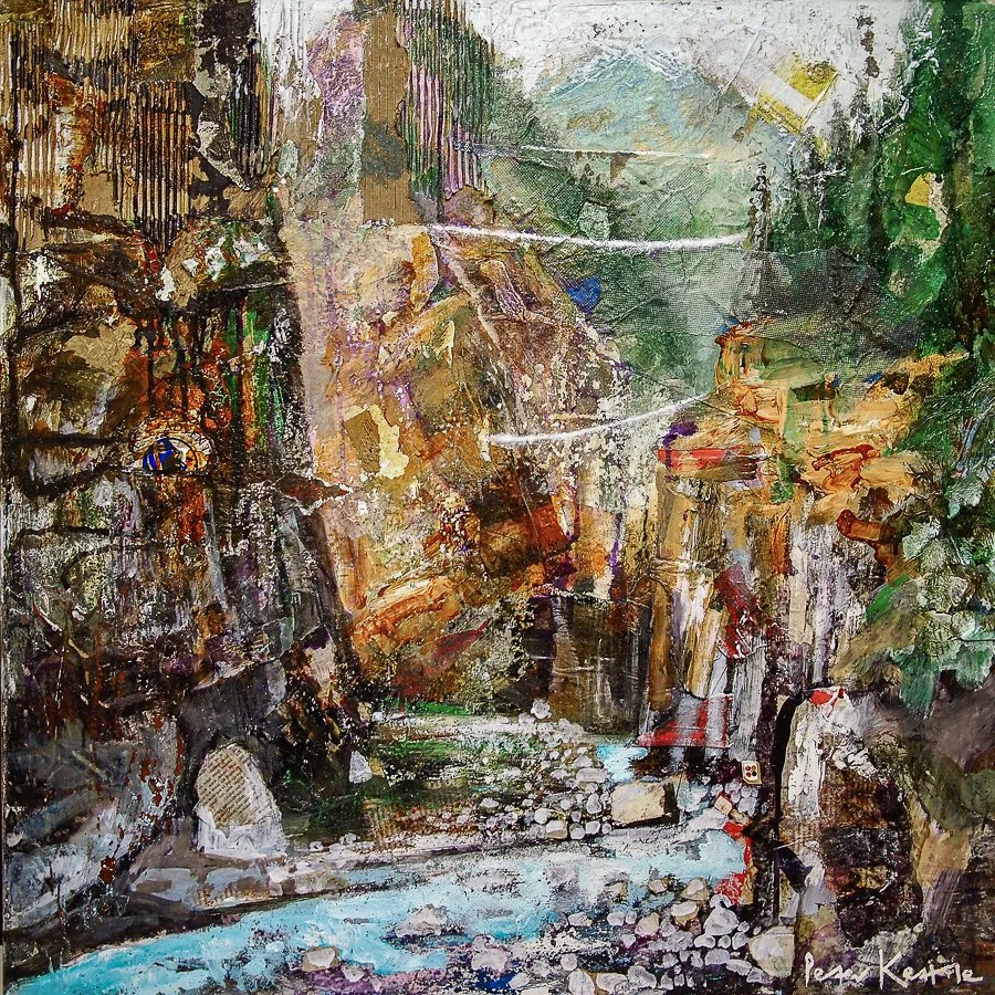 Crossing the Dudh Kosi