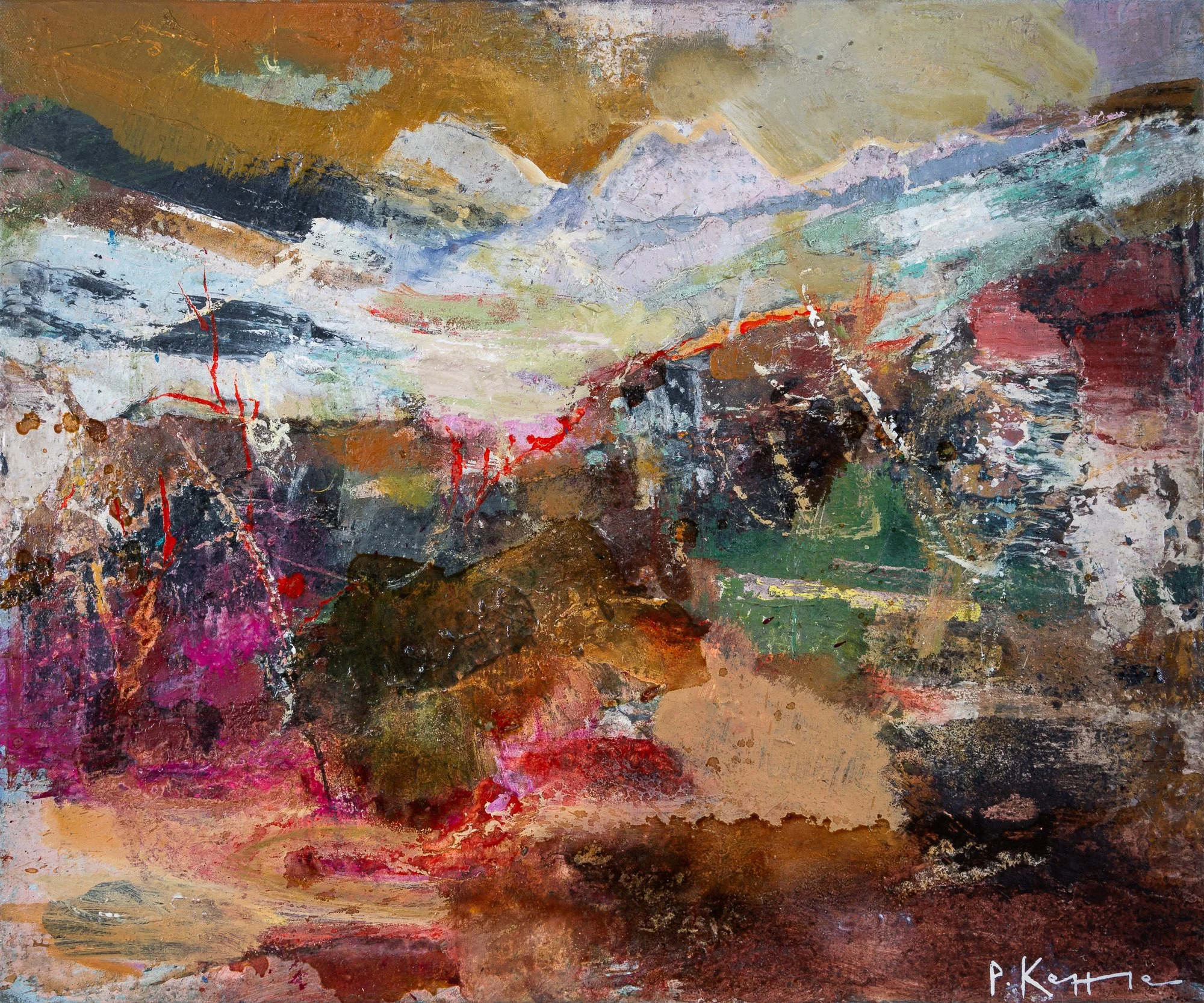 Gorges Valley Beneath Mount Kenya