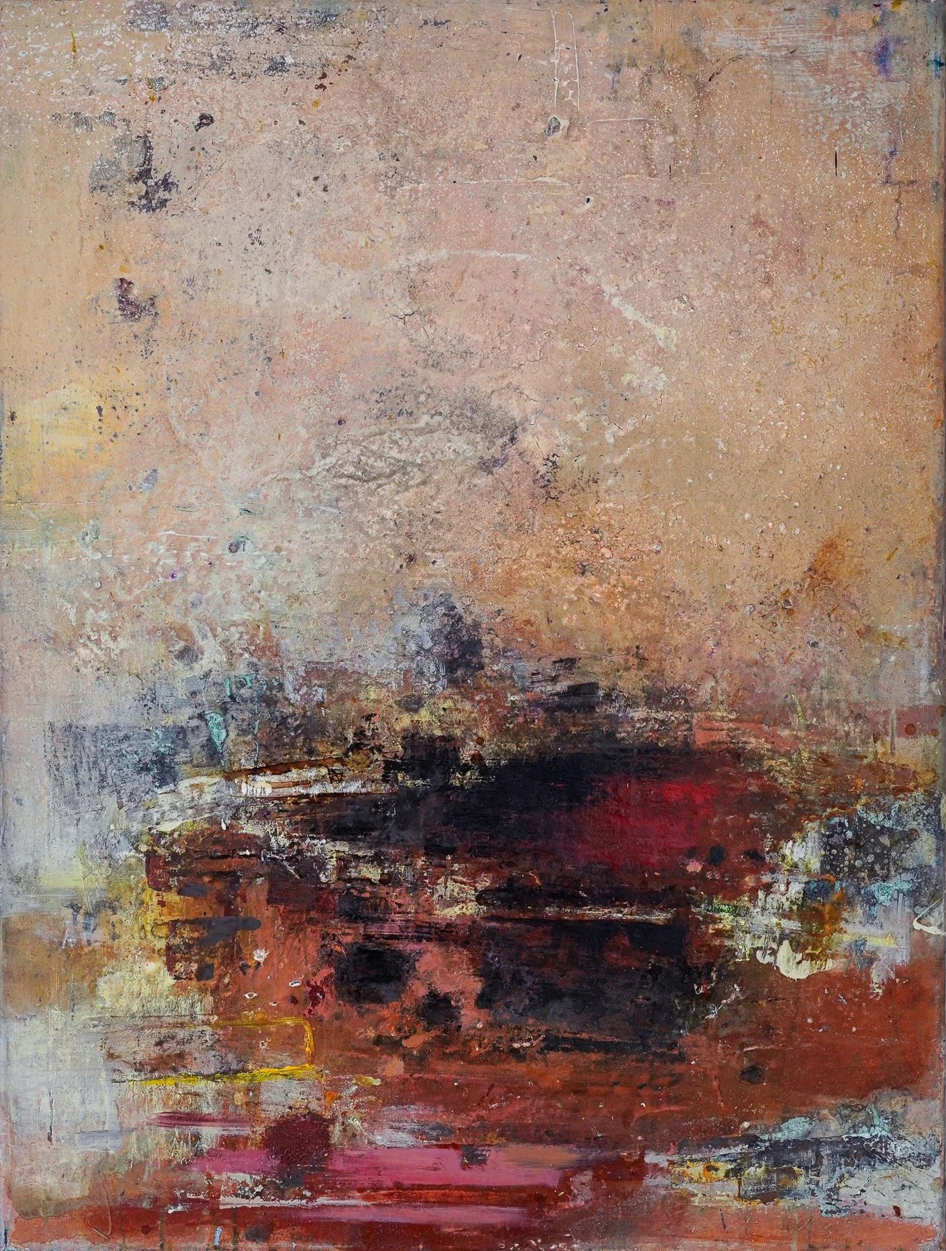 Excursion, abstract landscape painting from the Ôl series by Peter Kettle
