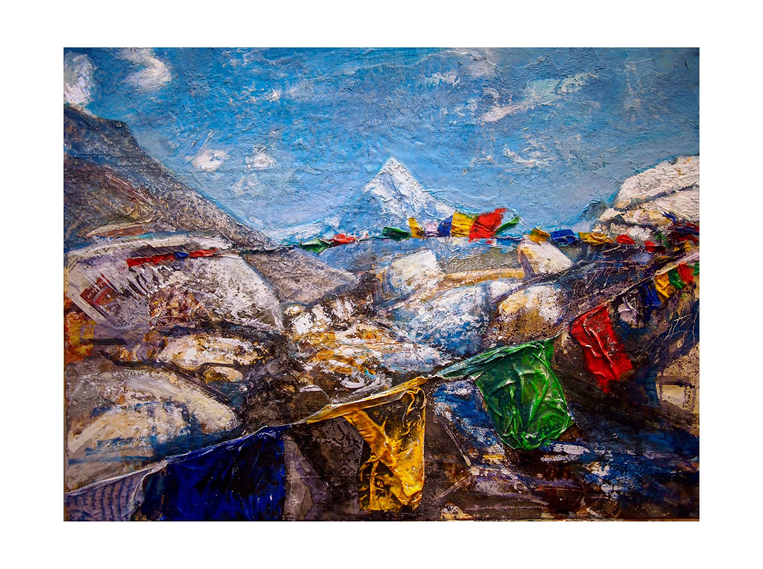 Prayer Flags, Ama Dablam Memorial Valley