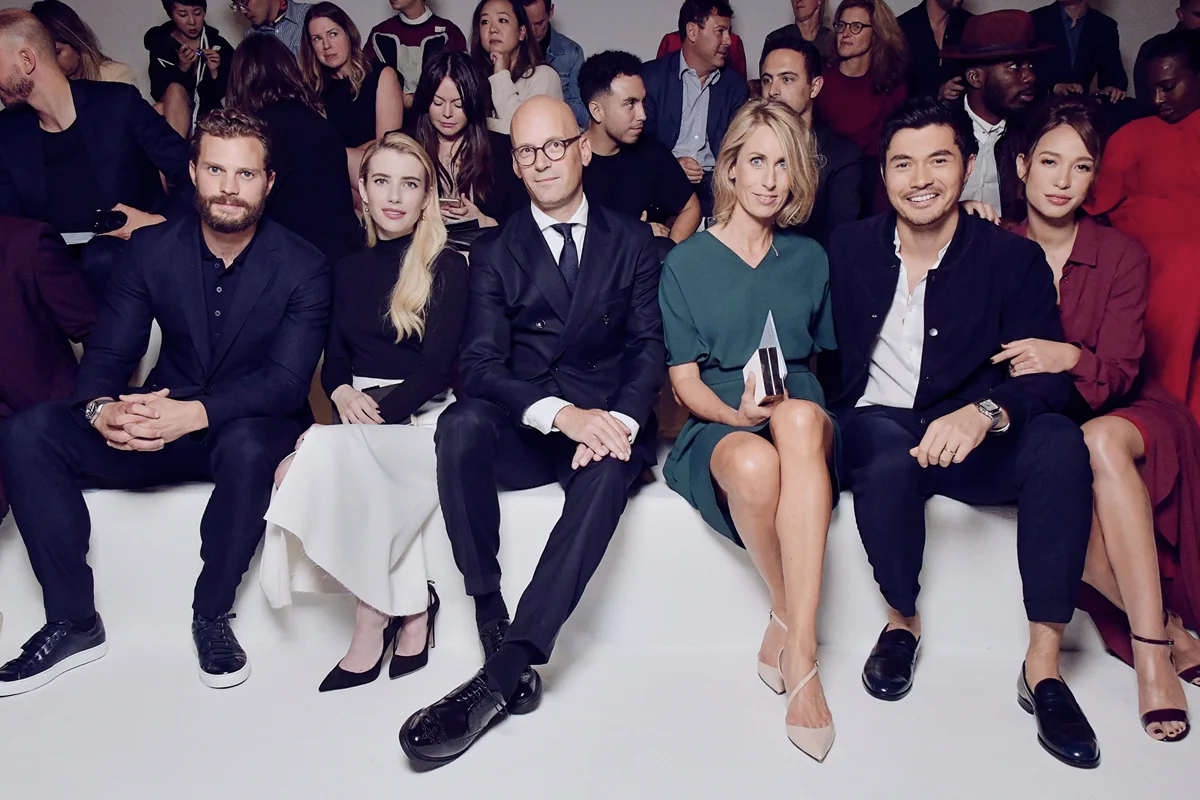 Jamie Dornan, Emma Roberts, Mark Langer, Andrea Langer, Henry Golding, and Liv Lo