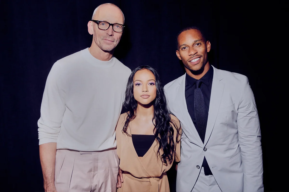Ingo Wilts, Karrueche Tran, and Victor Cruz