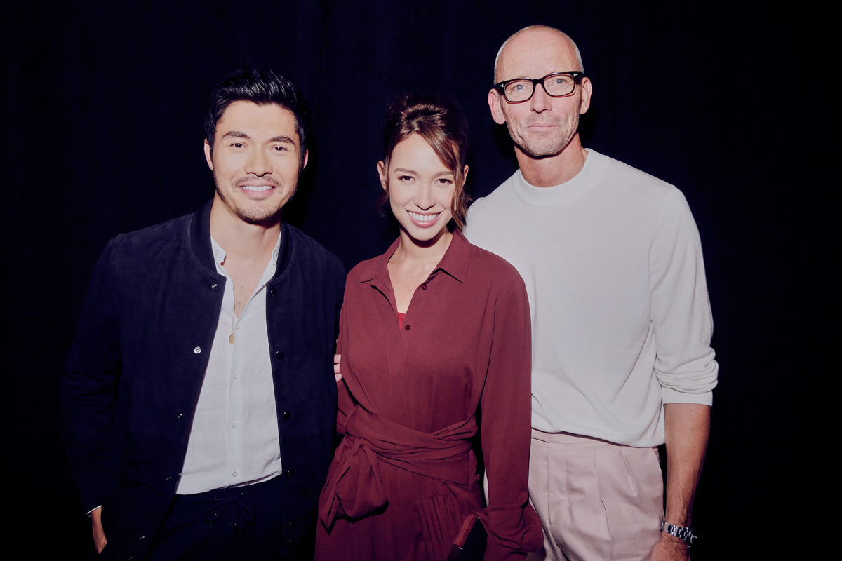 Henry Golding, Liv Lo, and Ingo WIlts