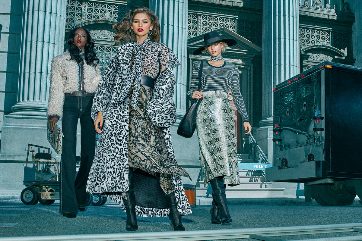 Zendaya Goes Wild in Tiger-Printed Boots at Louis Vuitton's PFW Show –  Footwear News