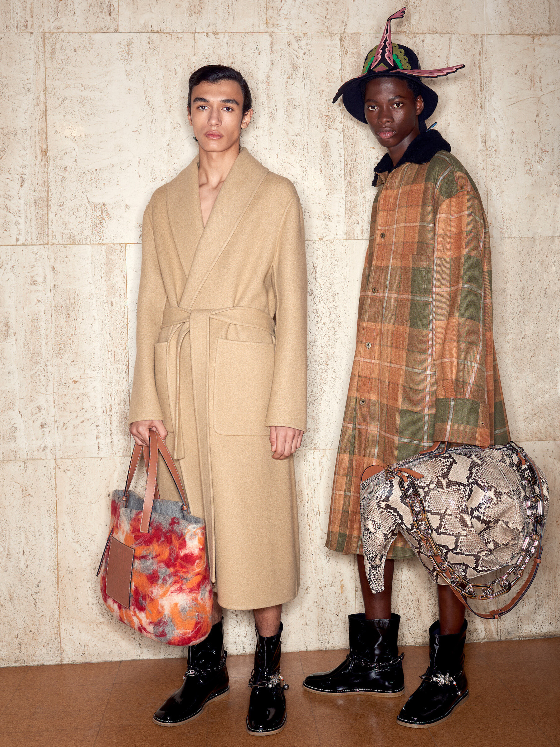 Backstage At The Loewe Men's Fall Winter 2020 — SSI Life