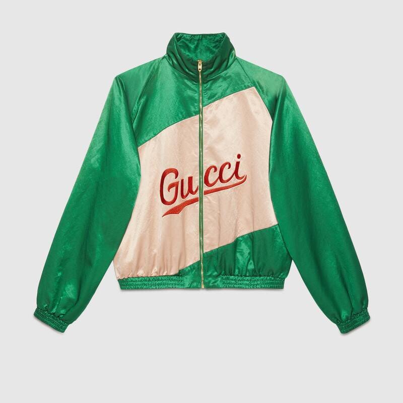 Gucci Cotton viscose jacket with Gucci script.jpg