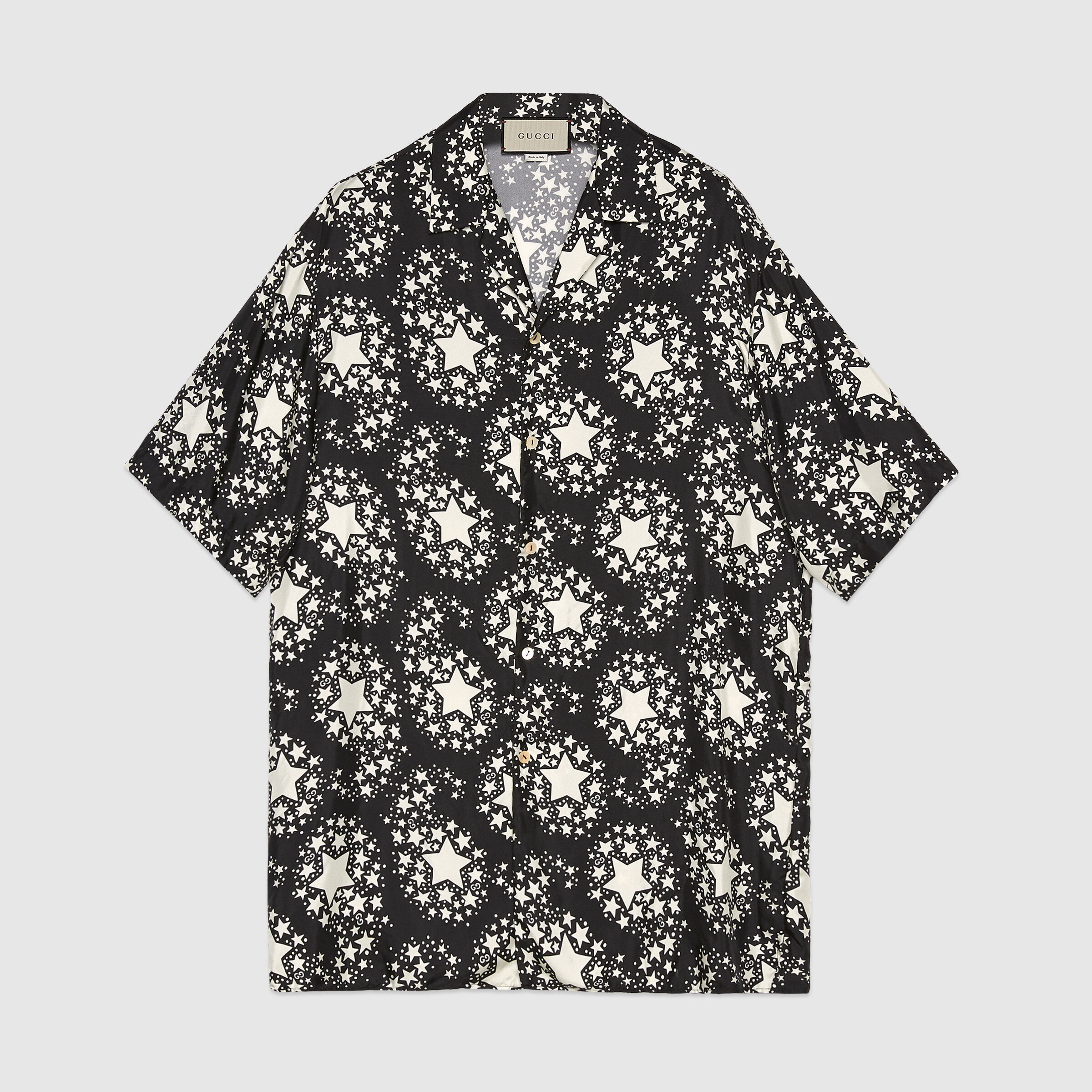 Gucci Star print silk oversize bowling shirt.jpg