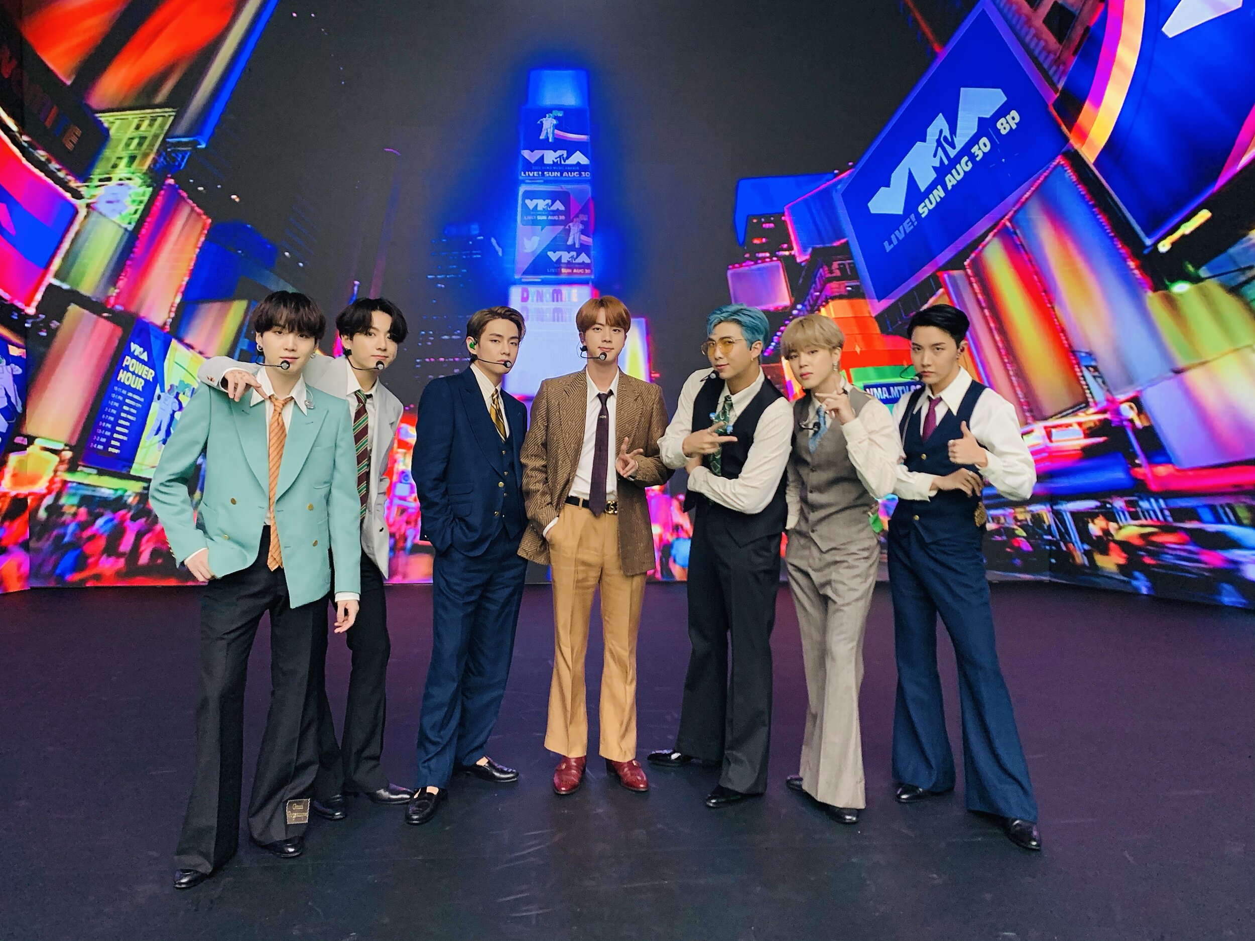 BTS Wears Gucci For Their MTV Video Music Awards 2020 Performance