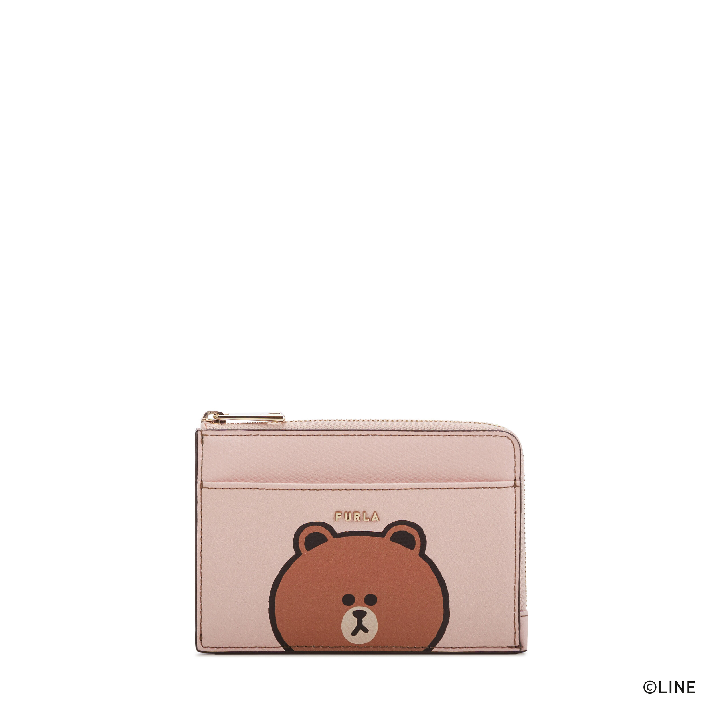 FURLA LINE FRIENDS M CARD CASE_BROWN PRINT ON ARES TEXTURED LEATHER_LF-copyright.jpg