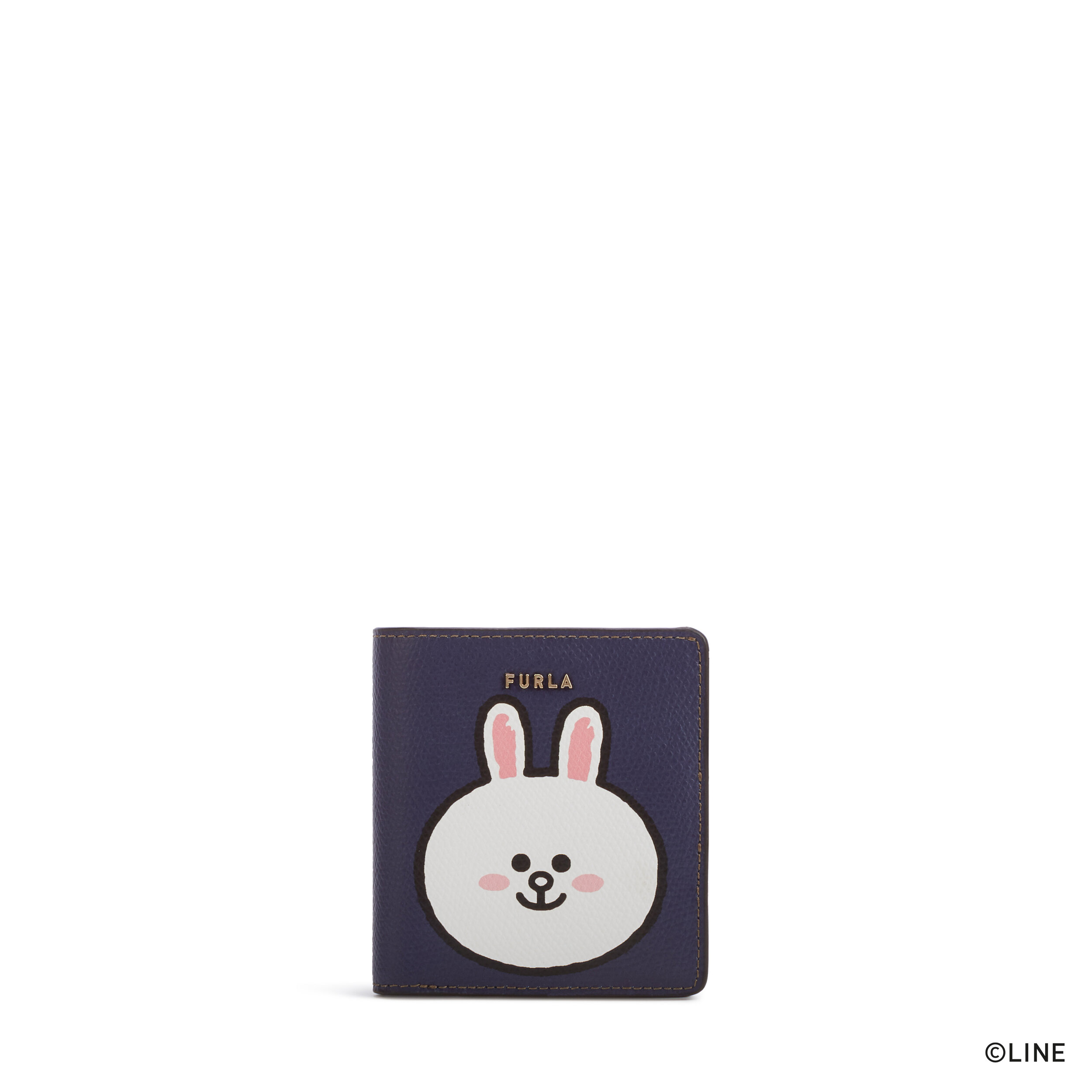FURLA LINE FRIENDS S COMPACT WALLET_CONY PRINT ON ARES TEXTURED LEATHER_LF-copyright.jpg