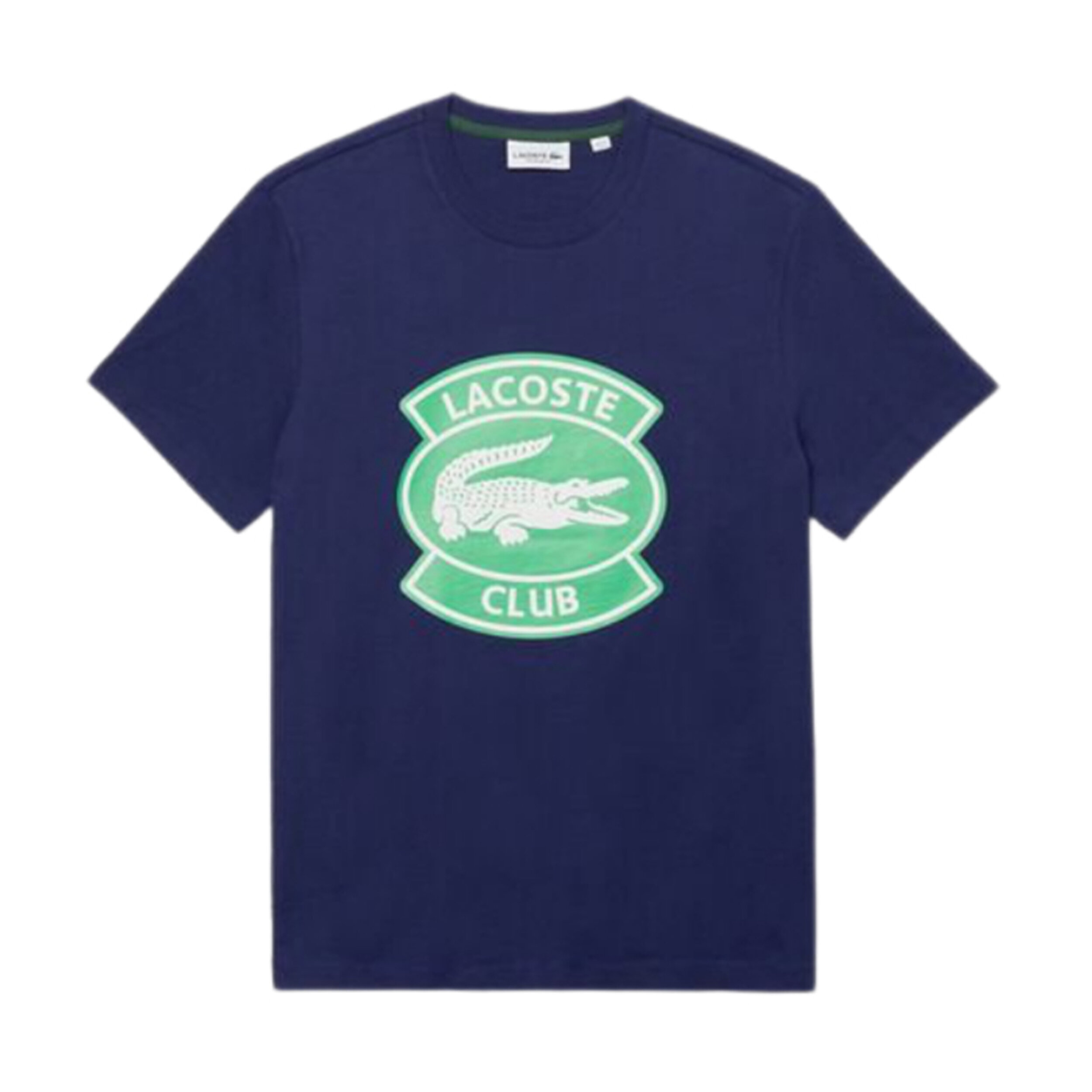  Mens Oversized Graphic Badge Cotton T-Shirt, Lacoste P4,450 