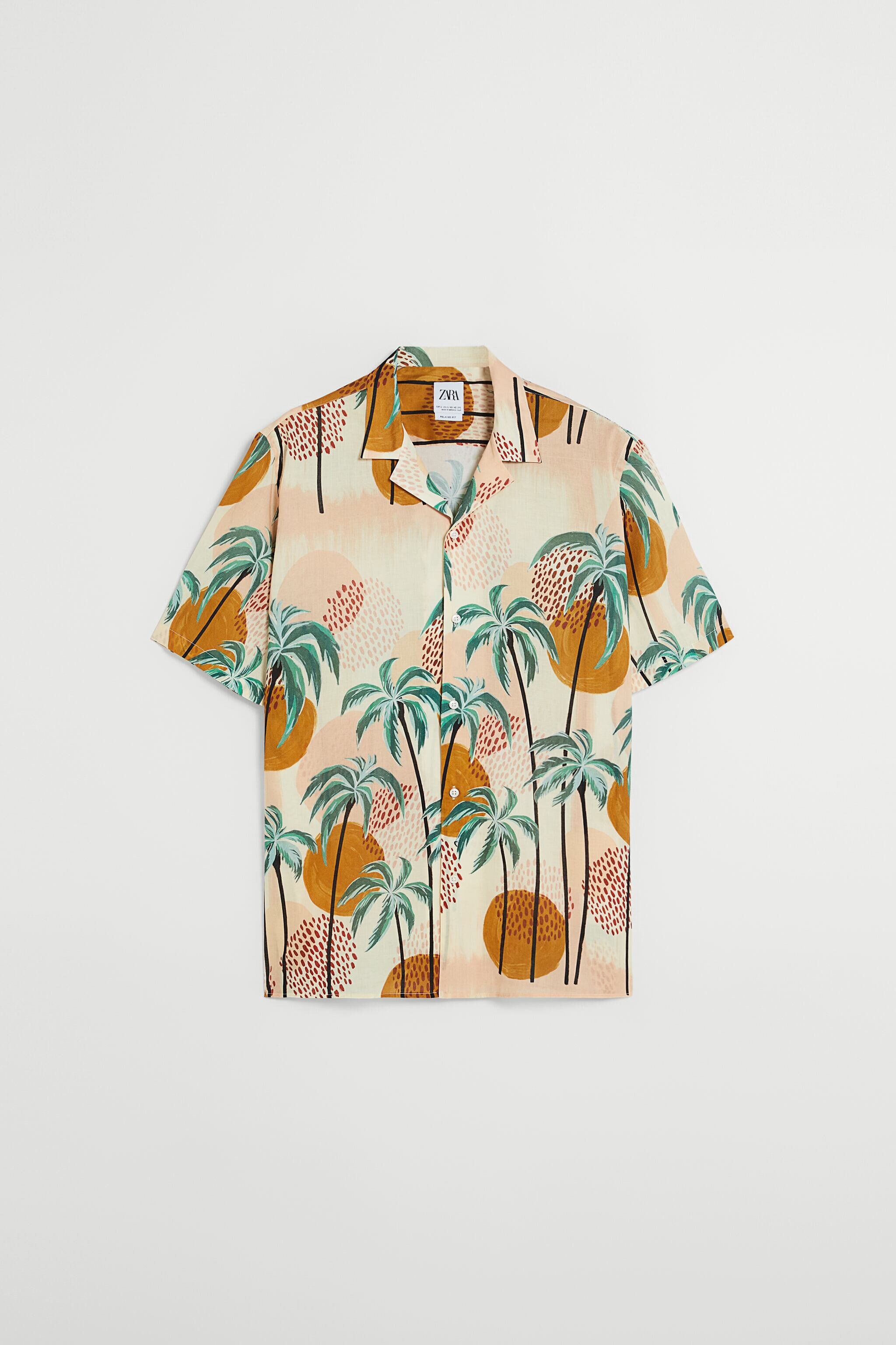 Palm Tree Print Shirt, ₱1,595