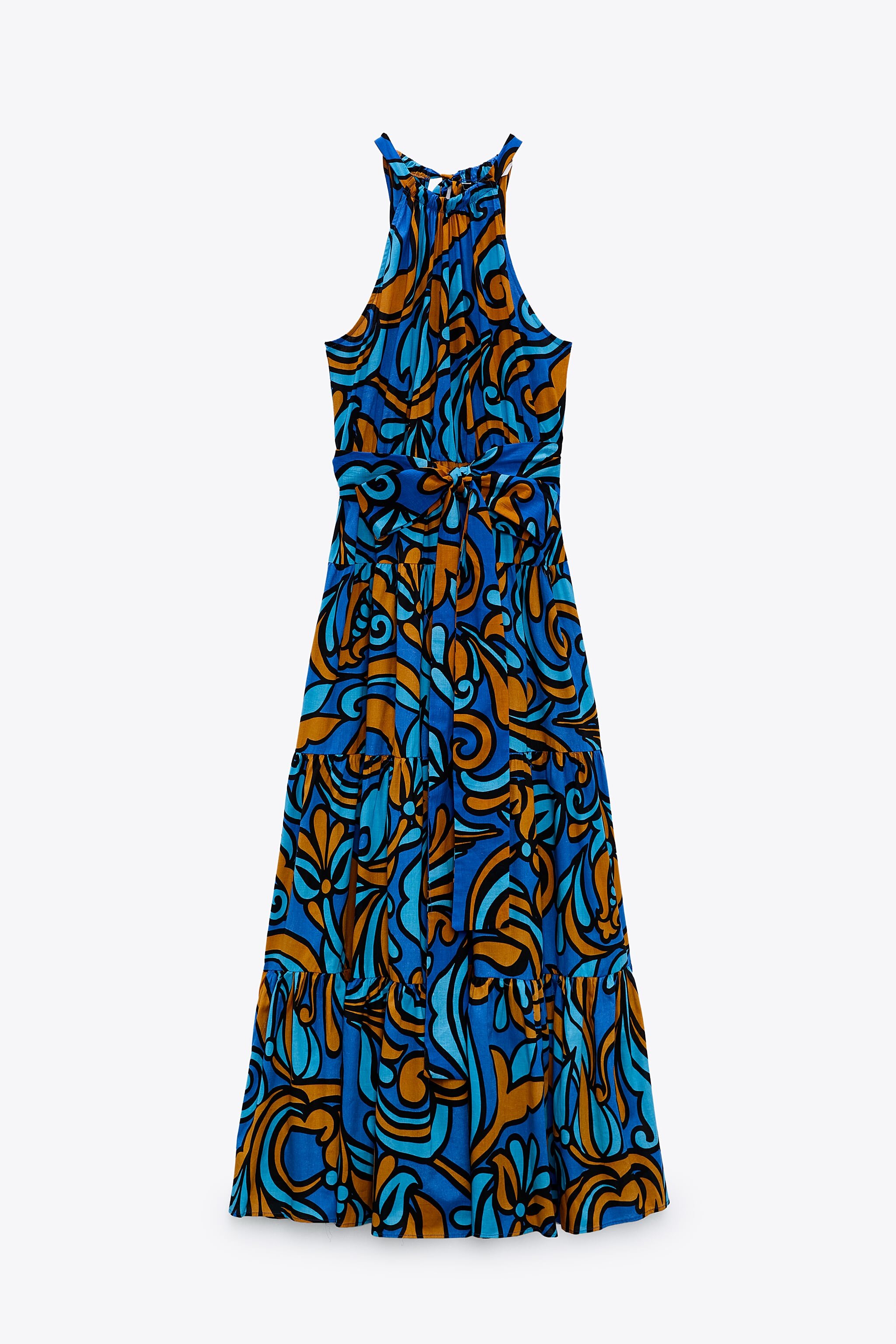 Printed Dress with Handbag, ₱3,995